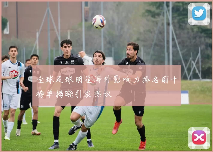 全球足球明星海外影响力排名前十榜单揭晓引发热议