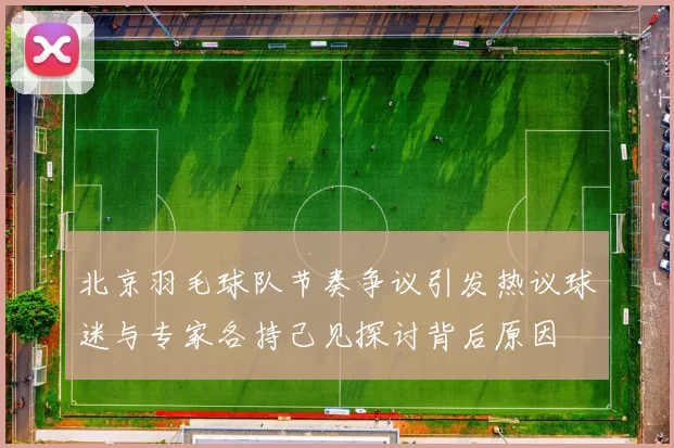 北京羽毛球队节奏争议引发热议球迷与专家各持己见探讨背后原因